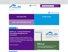Tablet Screenshot of dbi-falk.de